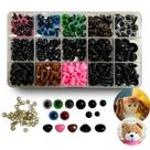 Kit olhos focinho nariz artesanato em amigurumis pelúcias bonecos(a) com travas 560 pçs