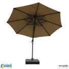 Kit Ombrelone Belize Grafite ou Fendi - Com Base HDPE 150 Litros - Rivatti Kit Ombrelone Belize Grafite ou Fendi - Com Base HDPE 150 Litros - Rivatti