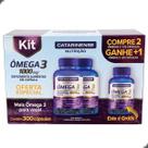 Kit Omega 3 1000mg EPA DHA Caixa 300 Capsulas Catarinense