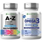 Kit Omega 3 1360mg Epa Dha selo Ifos Multivitaminico Az 22 Vitaminas
