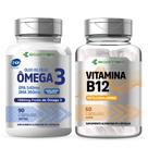 Kit Omega 3 Ultra 1360Mg Epa Dha Cert. Pureza Ifos + B12 Metilcobalamina