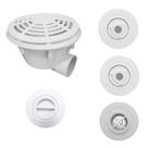 Kit omega dreno + retornos + aspiração + quebra onda netuno