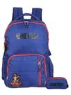 Kit One Piece Mochila De Costas + Estojo Triplo Anime