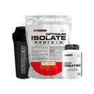 KIT Optimum Isolate Protein 900g + Power Creatina 100g + Coqueteleira - Bodybuilders