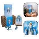 Kit Oração Nossa Senhora das Graças - Terço Capela e Chaveiro