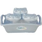 Kit organizador + 3 porta objetos bebê plastibaby Kit organizador + 3 porta objetos bebê plastibaby