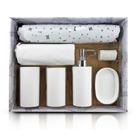 Kit Organizador Banheiro Completo 7 peças Kit Organizador Banheiro Completo 7 peças