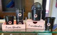 Kit organizador Barbie preto e rosa