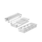 Kit organizador de gavetas Ou 3 peças Linha Clear Kit organizador de gavetas Ou 3 peças Linha Clear