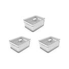 Kit Organizador de Geladeira Clear Fresh 2,2L 3Unidades OU Kit Organizador de Geladeira Clear Fresh 2,2L 3Unidades OU