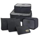 Kit Organizador de Malas com 6 Peças Viagem Necessaire Preto Kit Organizador de Malas com 6 Peças Viagem Necessaire Preto