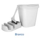 Kit Organizador de Pia Elegance 3 em 1 Lixeira 4,8L, Rodinho e Porta Detergente Modelo:Kit 3 peças Branco Kit Organizador de Pia Elegance 3 em 1 Lixeira 4,8L, Rodinho e Porta Detergente Modelo:Kit 3 peças Branco