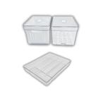 KIT Organizador de Talheres + 1 com cesto + 1 com bandeja KIT Organizador de Talheres + 1 com cesto + 1 com bandeja