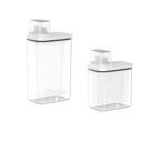 Kit Organizador Lavanderia Dispenser 2,3L e 1,5L Multiuso Limpeza com Copo Medidor Kit Organizador Lavanderia Dispenser 2,3L e 1,5L Multiuso Limpeza com Copo Medidor