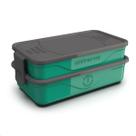 Kit Organizador Marmita Térmica Fit Califórnia Unitermi 1,3l Verde