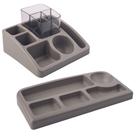 Kit organizador para escritório de mesa / gaveta + porta lápis / trecos Plasutil