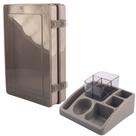 Kit organizador para escritório porta trecos / lápis + pasta rígida para documentos Plasutil
