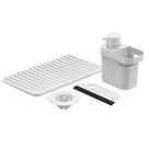 Kit Organizador Para Pia Trium Branco 4 Peças - Ou