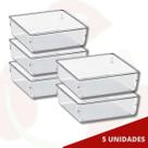Kit Organizador Pequeno Porta Joias Gavetas Acessórios 5 Uni