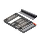 Kit Organizador Porta Talheres Cortador de Folhas alum Blum