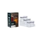 Kit Organizador Porta Temperos Herméticos Acrílico Transparente Cozinha