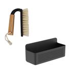 Kit Organizador Tanque Preto com Escova Multiuso Parede Limpeza Casa Lavanderia Kit Organizador Tanque Preto com Escova Multiuso Parede Limpeza Casa Lavanderia
