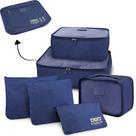 Kit Organizadores de Malas para Viagem Jacki Design 6 Peças