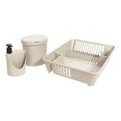Kit Organize Sua Pia Basic 3 Peças Light Gray - Coza