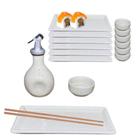 Kit Oriental Creme para Sushi 2 Pessoas Completo e Pratico Kit Oriental Creme para Sushi 2 Pessoas Completo e Pratico