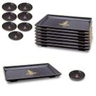 Kit Oriental Japonês P/ 8 Pessoas Molheira Prato Retangular