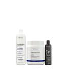 Kit Ox 40 Pó Descolorante Azul e Matizador Black Prohall