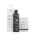 Kit Ox 40, Pó Descolorante azul, Matizador Black Gloss Kit Ox 40, Pó Descolorante azul, Matizador Black Gloss