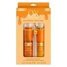 Kit OX Glow Duo Mari Maria Óleo Capilar 15ml e Gloss Labial Chaveiro 4ml Caramelo Salgado