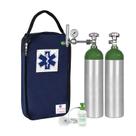 Kit Oxigênio 3L 2 Cilindros Bolsa Marinho Kit Oxigênio 3L 2 Cilindros Bolsa Marinho