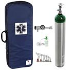 Kit Oxigênio 5L Alumínio com Bolsa Marinho Sem Carga Válvula Click Kit Oxigênio 5L Alumínio com Bolsa Marinho Sem Carga Válvula Click