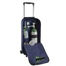Kit Oxigênio Portátil 3 Litros Bolsa Marinho com Rodinhas Sem Carga