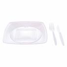 Kit p/churrasco prato+garfo e faca 6101 / 10un / prafesta