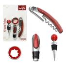 Kit p/ Vinhos 4 Peças