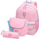 Kit Pacific Mochila Lancheira e Estojo Pack Me Well