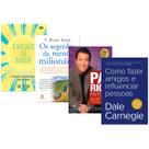Kit Pai Rico + Como Fazer Amigos e Influenciar Pessoas + Milagre da Manha + Segredos Da Mente Milion - Exclusivo JK Livraria