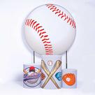 Kit Painel de Festa Redondo e Trio de Cilindros Baseball - Fera Print