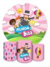 Kit Painel de Festa Redondo Trio Cilindro - MUNDO BITA