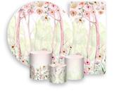 Kit Painel De Festa + Trio Capa Cilindro + Faixa Veste Fácil - Floresta Rosada com Flores Aquarela 049 Kit Painel De Festa + Trio Capa Cilindro + Faixa Veste Fácil - Floresta Rosada com Flores Aquarela 049