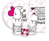 Kit Painel De Festa + Trio Capa Cilindro + Faixa Veste Fácil - Flork Fada Rosa 005
