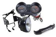 Kit Painel Farol Aranha Emblema Cg Titan 150 2004 Ate 2008