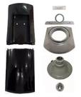 Kit Painel Frontal Preto e Topo Com Adesivos Bebedouro EGC35