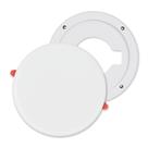 Kit Painel Infinity Led Suporte Sobrepor Redondo 36W IP20