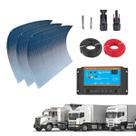Kit Painel Solar 100W Caminhão 3 Módulos Flexíveis