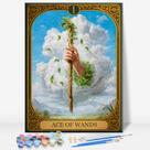 Kit Paint by Numbers Aeontinity Minor Arcana Wands 01 ACE