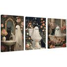 Kit Paint by Numbers Mrnsiet Ghost Halloween Adulto 30x40cm